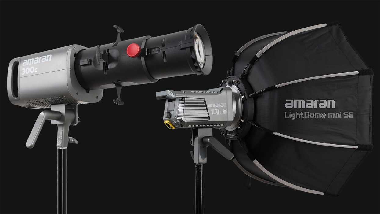 Aputure amaran light modifiers