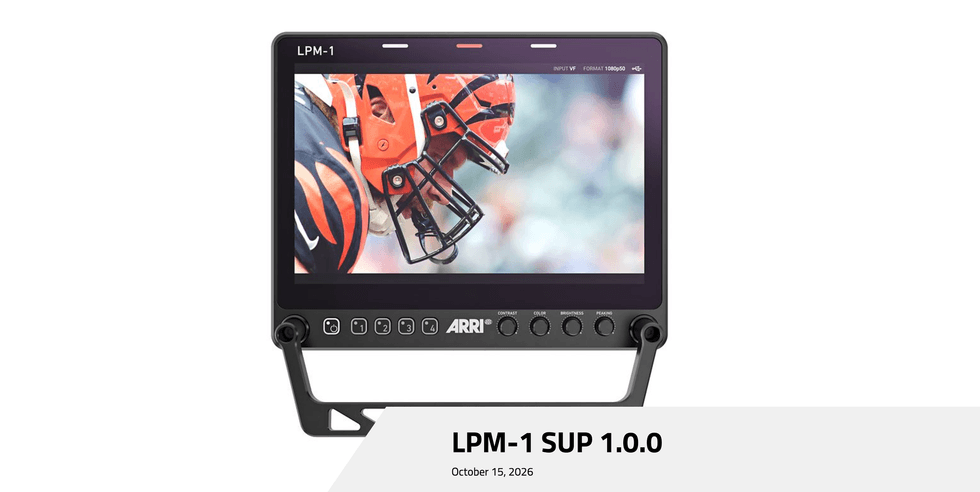 ARRI’s Live Production Monitor Gets Some New Power Management Safeguards and Improvements