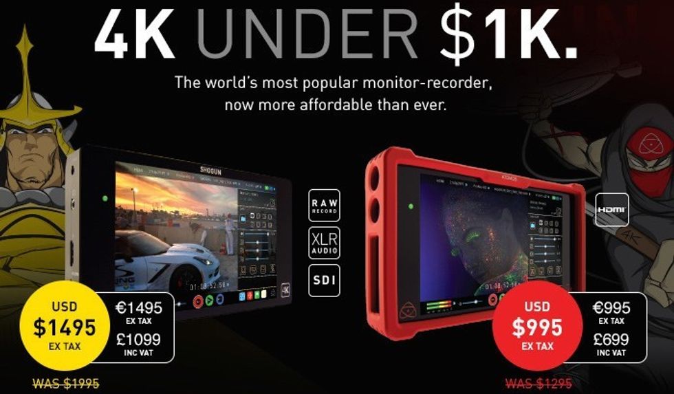 Atomos Shogun - Ninja Assassin Price Drop