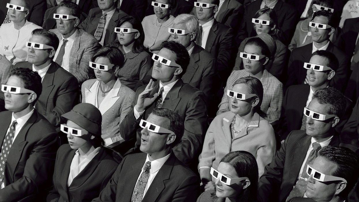 Audience-with-3d-glasses