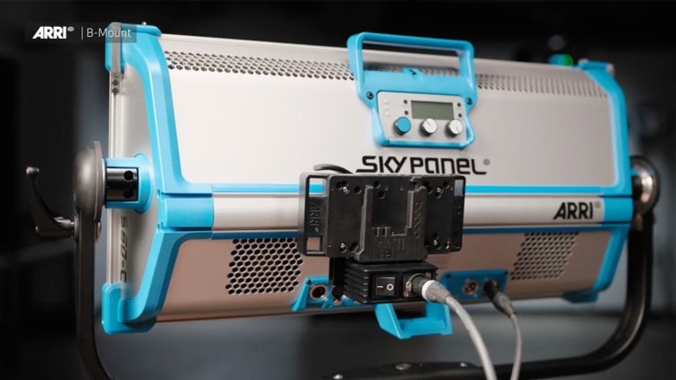 B-Mount on ARRI Skypanel