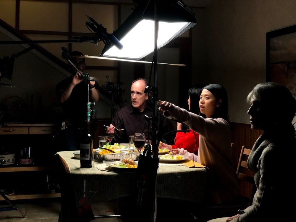 Behind the scenes of 'Parachute'