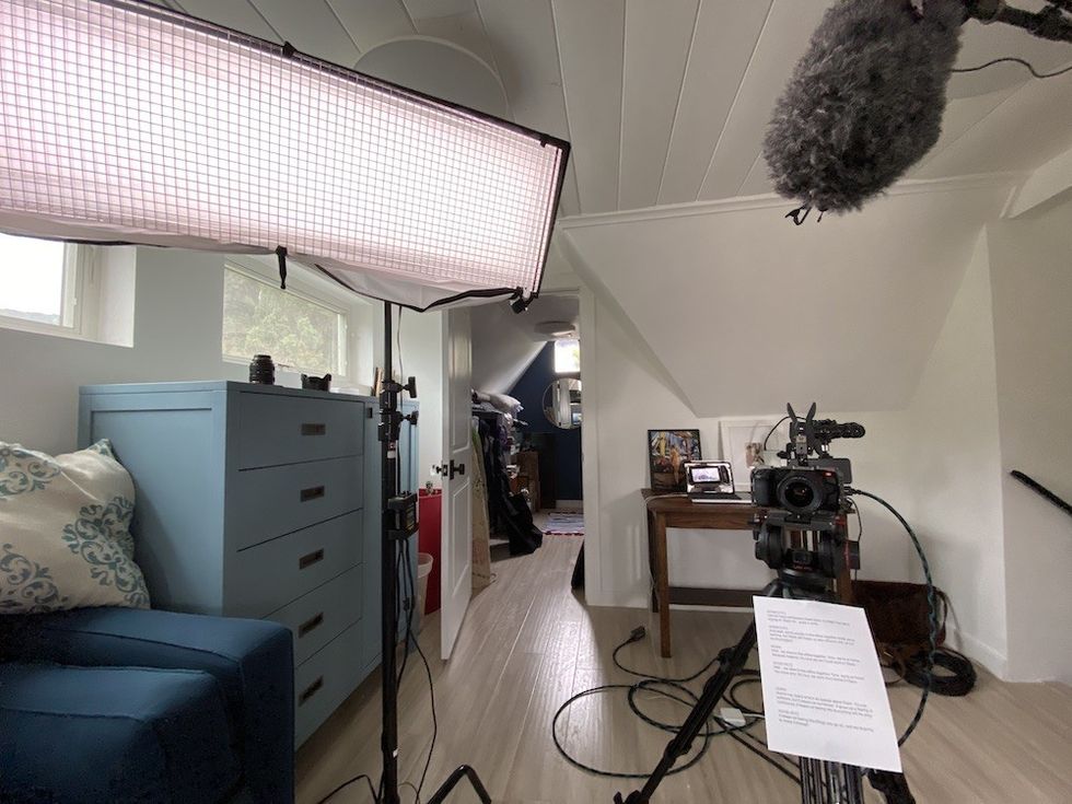 Behind the scenes of Sandwich's Slack shoot