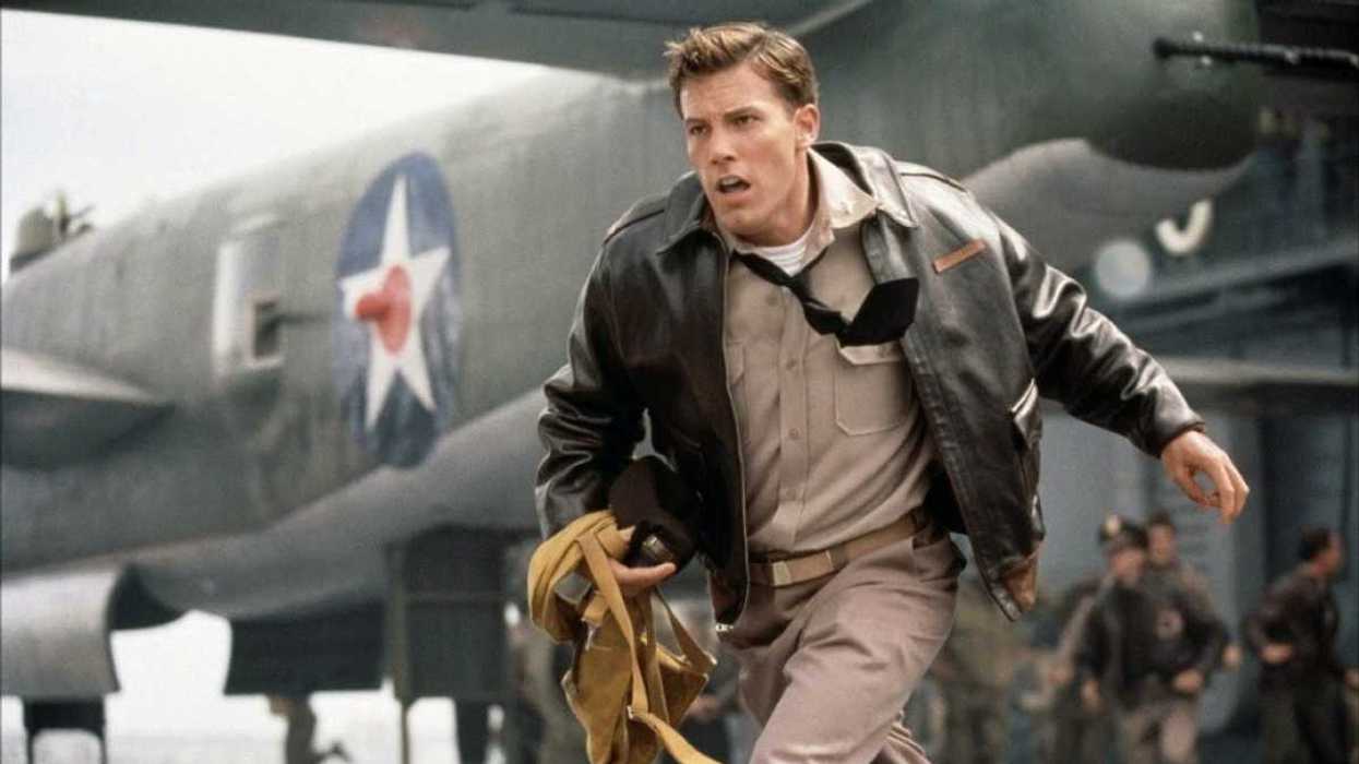 Ben Affleck as character Rafe McCawley in a scene from the 2001 film Pearl Harbor.