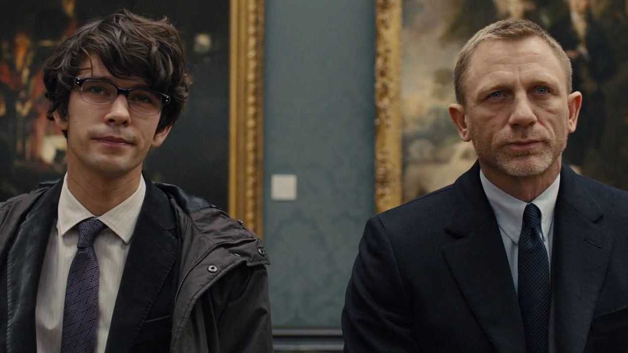 Ben Whishaw and Daniel Craig in a still from ‘Skyfall’ (2012)