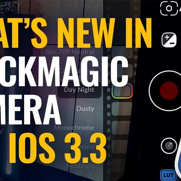 Blackmagic Camera for iOS Update