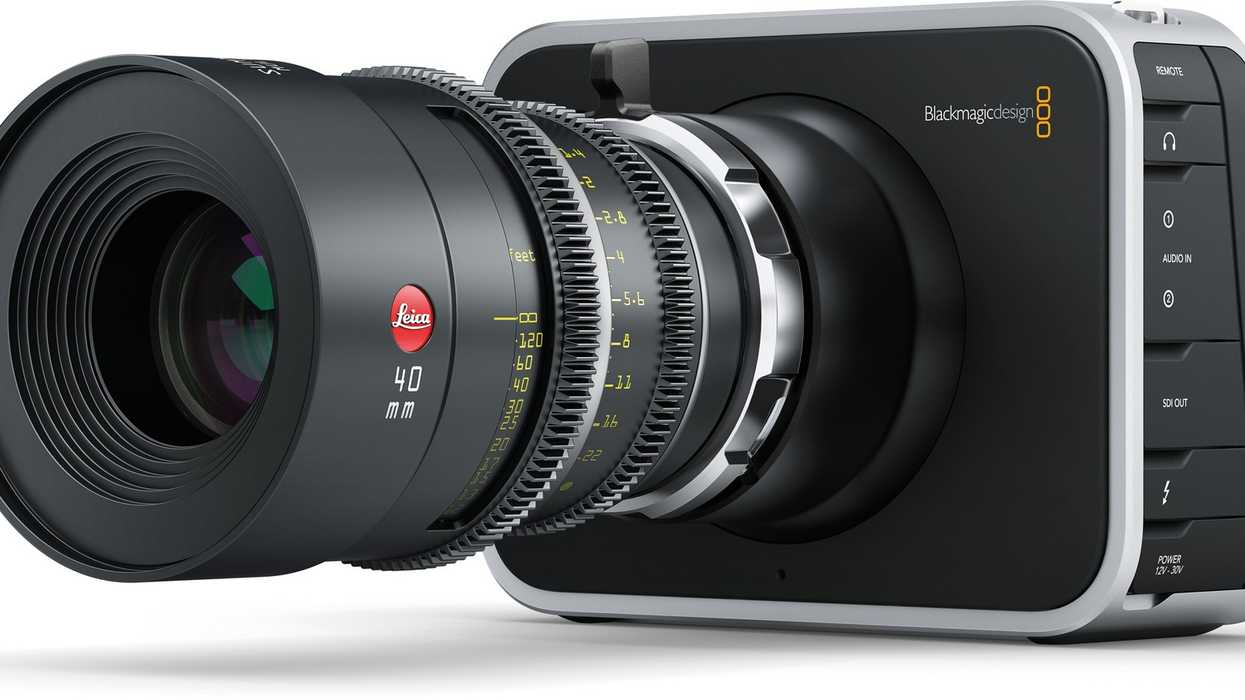 Blackmagic Cinema Camera PL with Lens