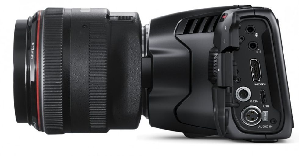 Blackmagic Pocket Cinema Camera 6K Side view
