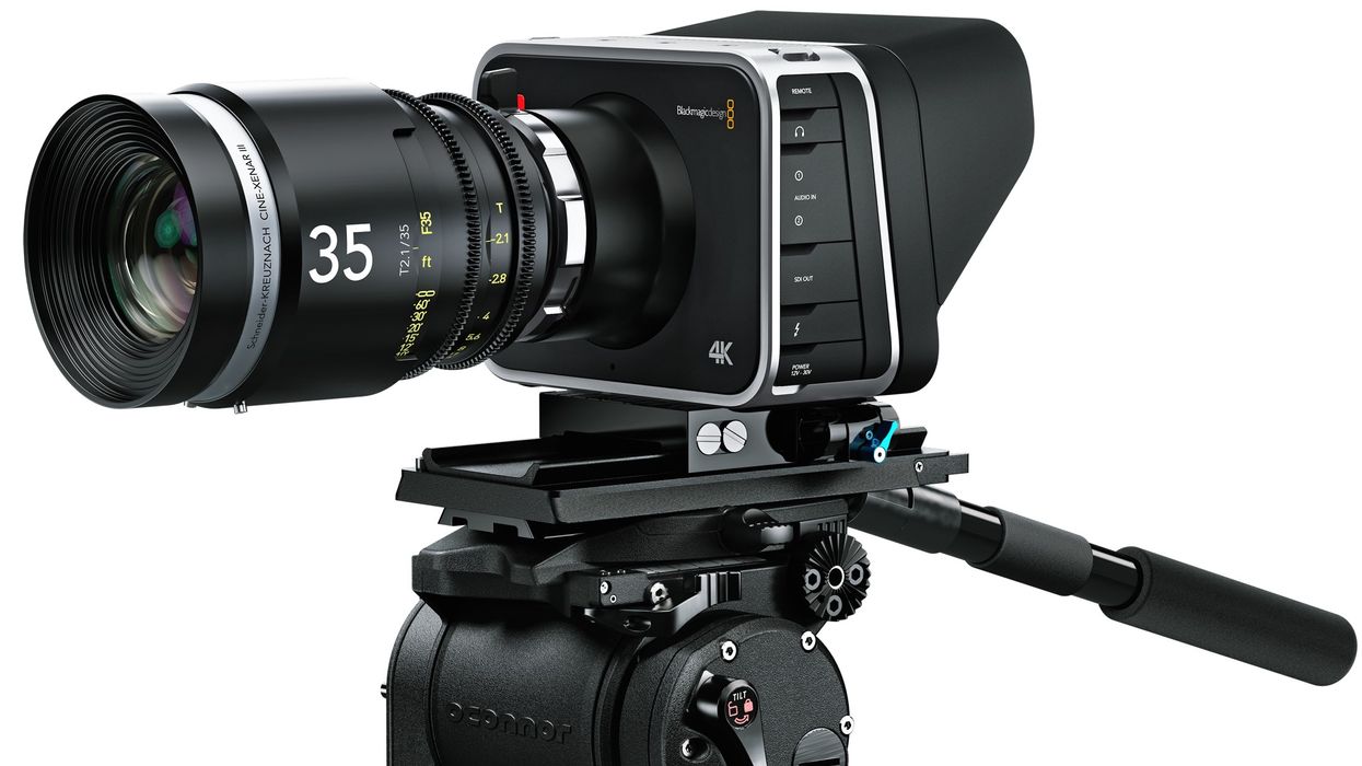 Blackmagic Production Camera 4K PL on O'Connor Head