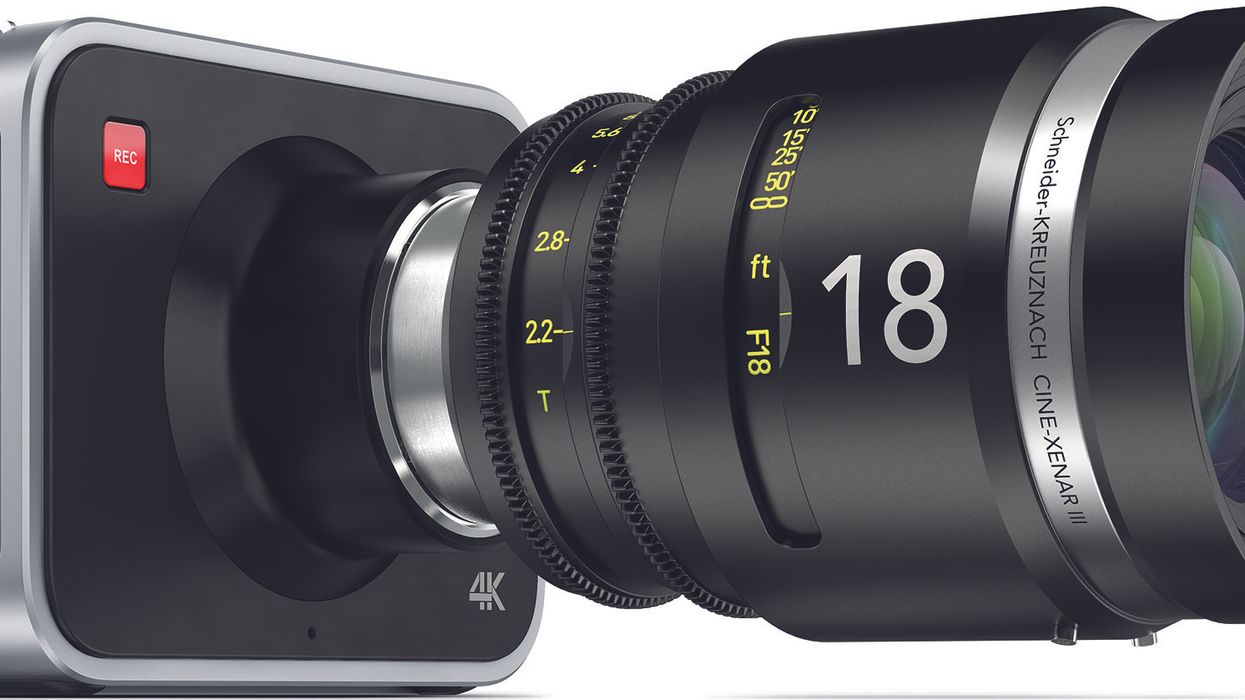 Blackmagic Production Camera 4K with Schneider 18mm