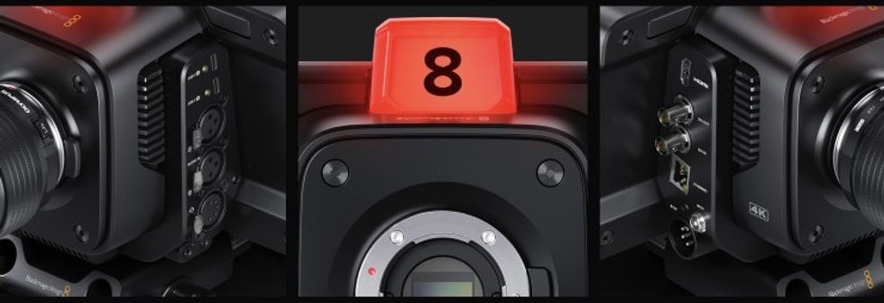 Blackmagic Studio Camera 6K Pro ports