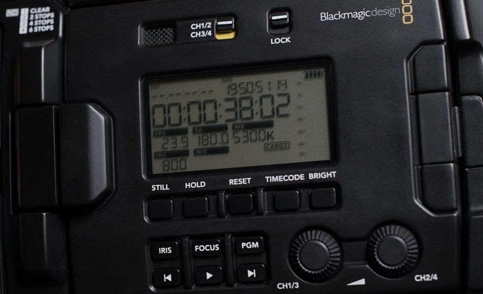 Blackmagic URSA Mini Pro Status Display