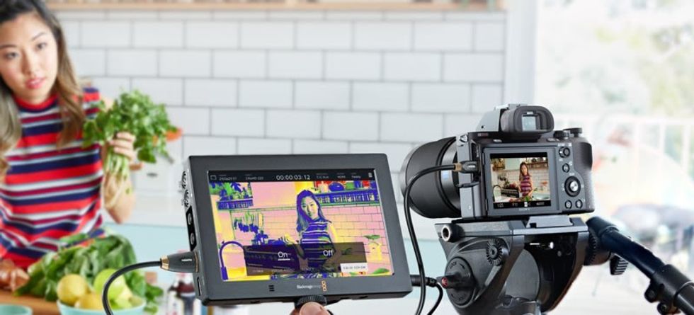 Blackmagic Video Assist 4k false color