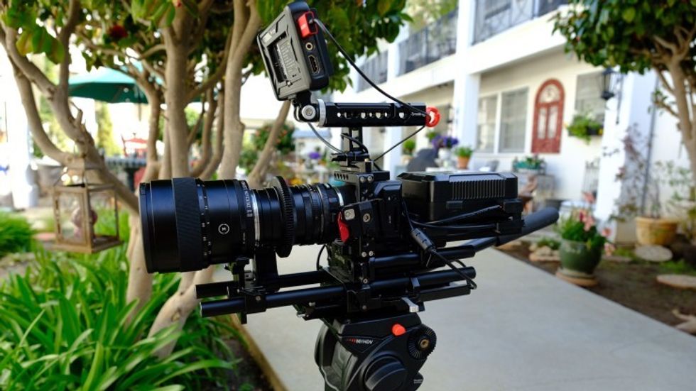 BMMCC w/ Moment Anamorphic Adapter setup