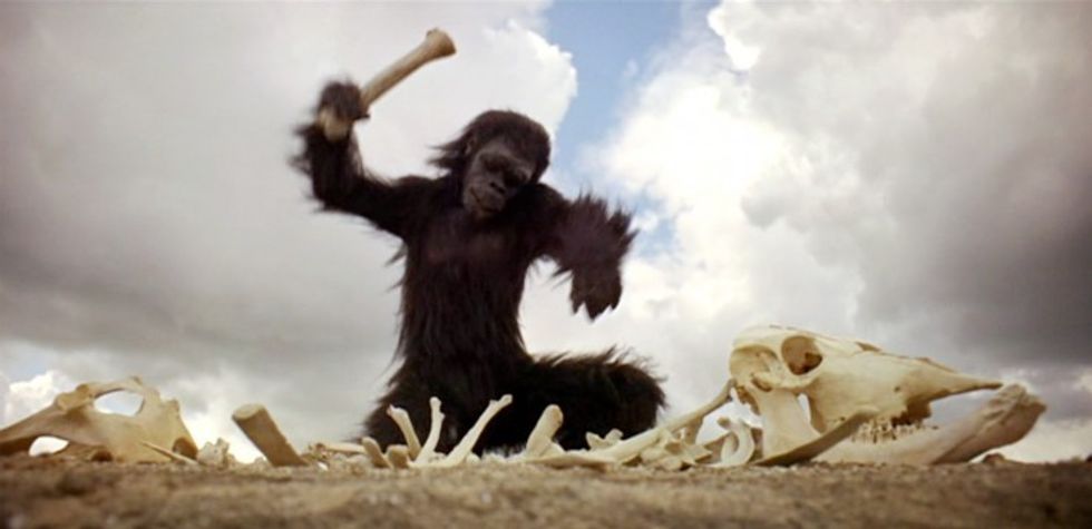 Bone club 2001 Space Odyssey 100 Greatest Movie Props No Film School Thrillist