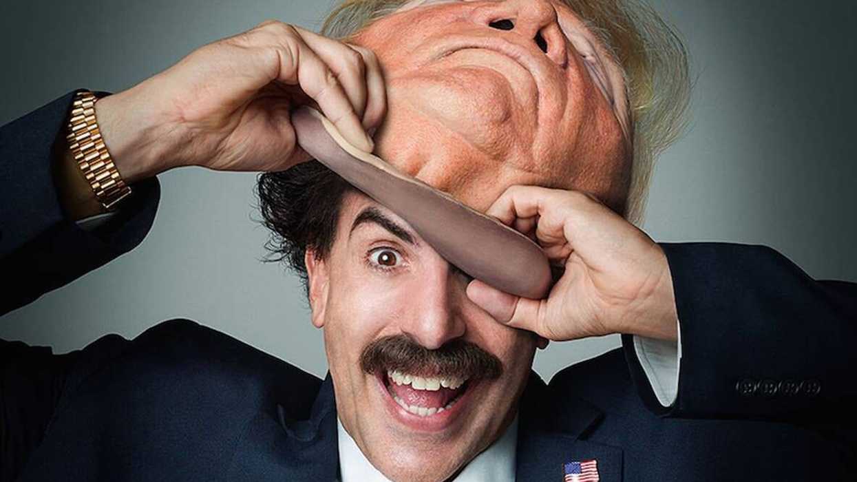Borat Joins The Godfather