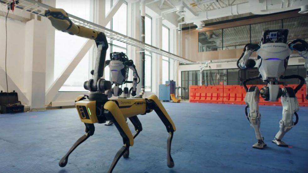 Boston Dynamics Robots Motion Blur