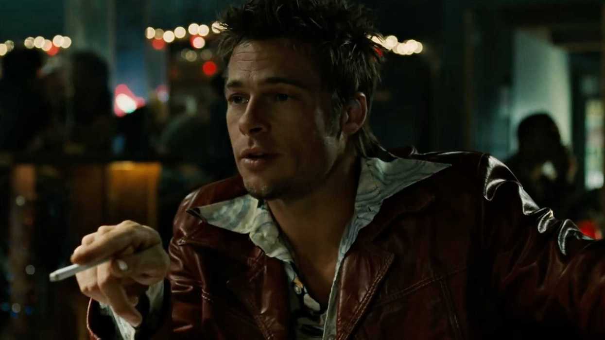 Brad Pitt in a still from Fight Club (1999)