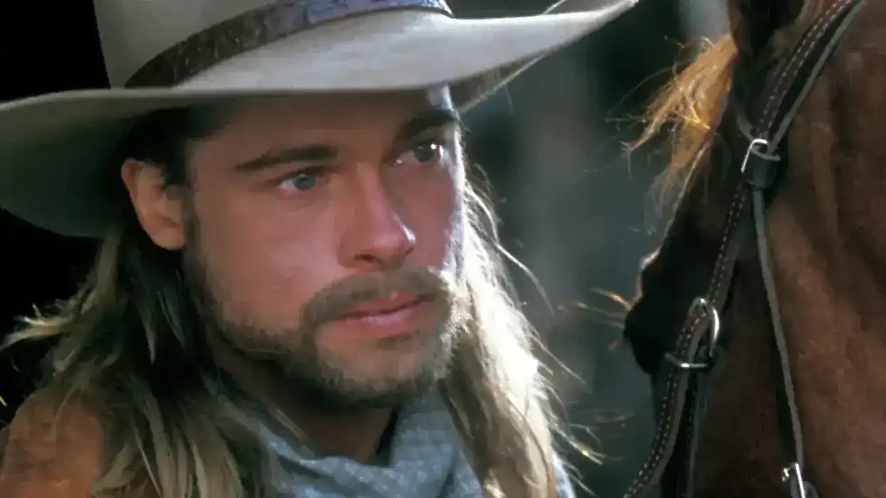 Brad Pitt in his role as Tristan Ludlow from the 1994 Western epic film Legends of the Fall.