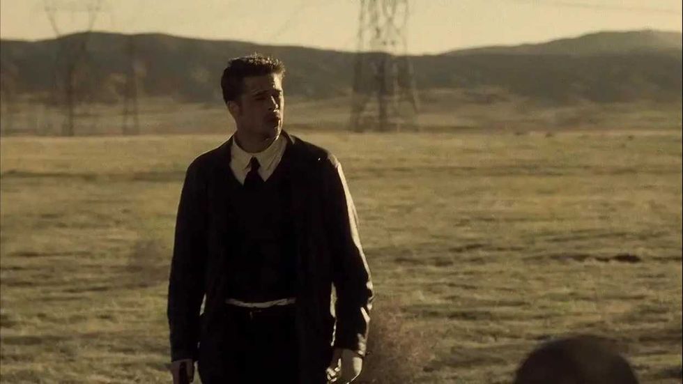 Brad Pitt in \u2018Se7en\u2019