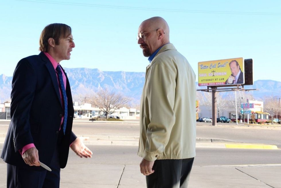 Breaking Bad, Saul Goodman and Walter White