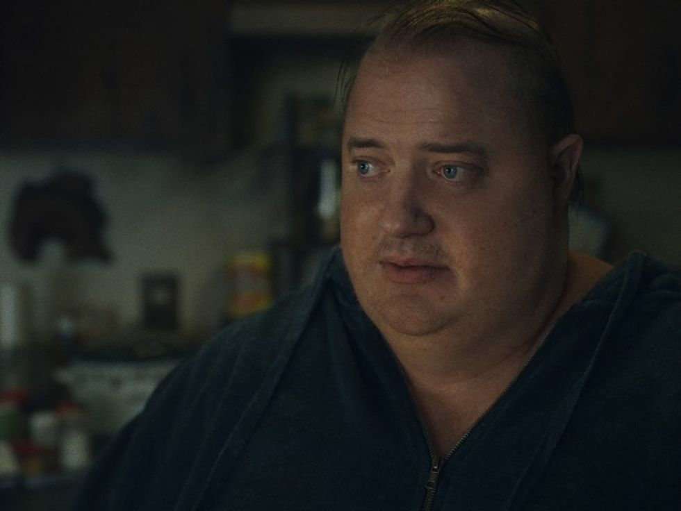 Brendan Fraser as Charlie on 'The Whale'
