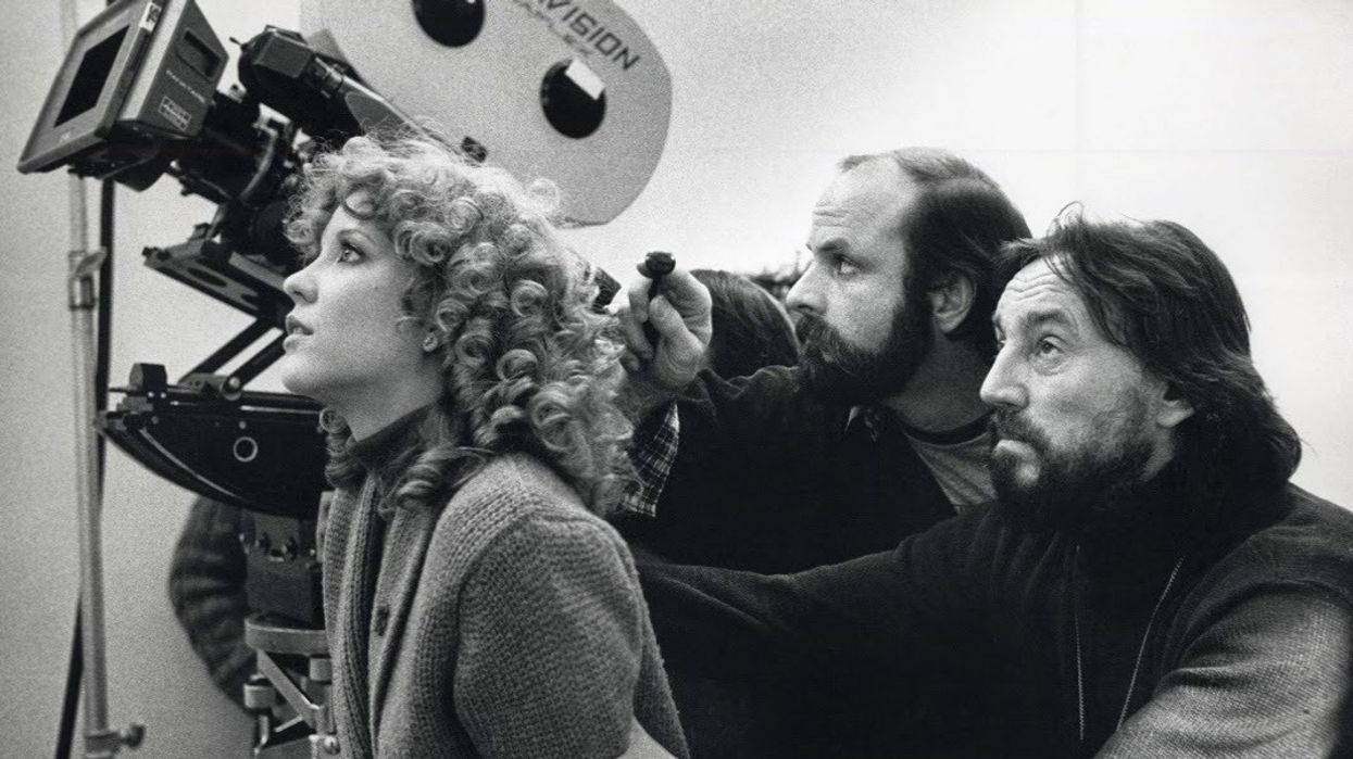 Brian De Palma on set of 'Blow Out'