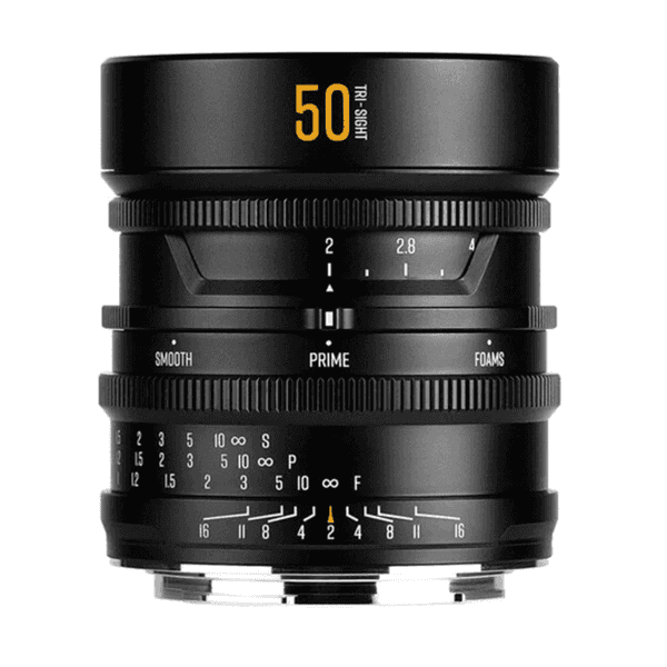 Brightin Star MF 50mm f/2 Tri-Sight Lens