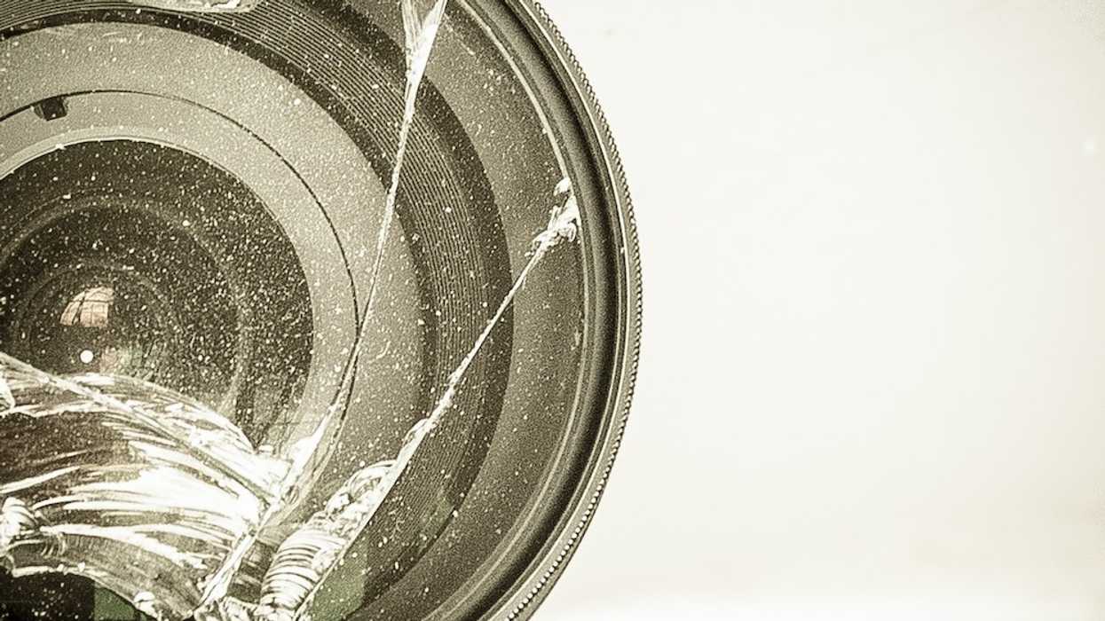 broken lens