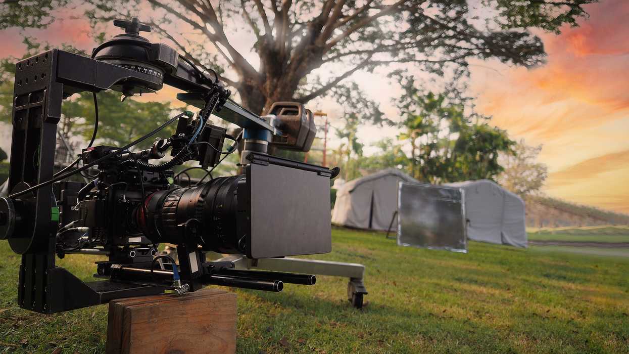 camera rig on location