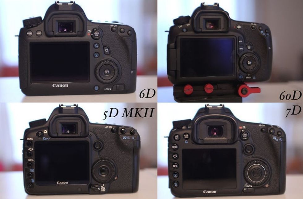 Pick Your Poison: Canon 6D vs. 60D vs. 7D vs. 5D Mark II Camera Comparison