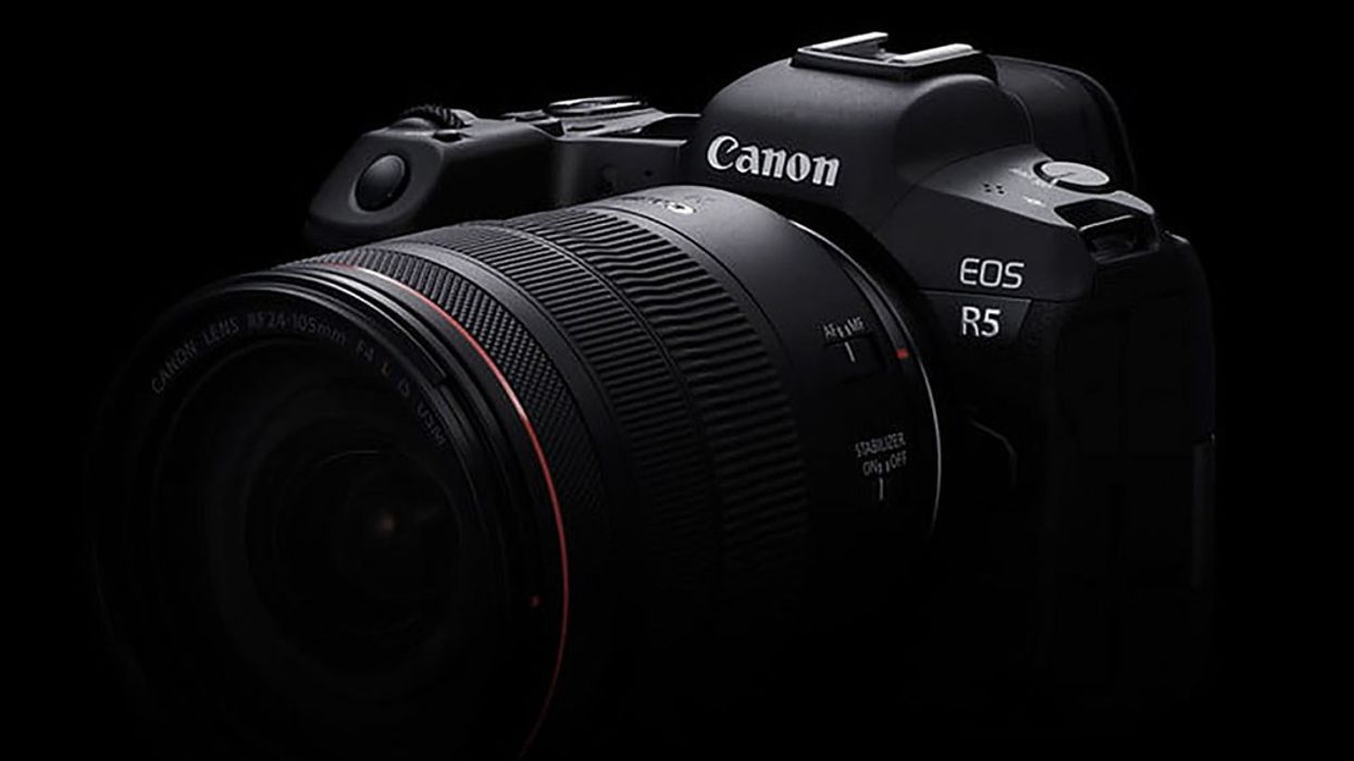 Canon 8K R5 mirrorless camera