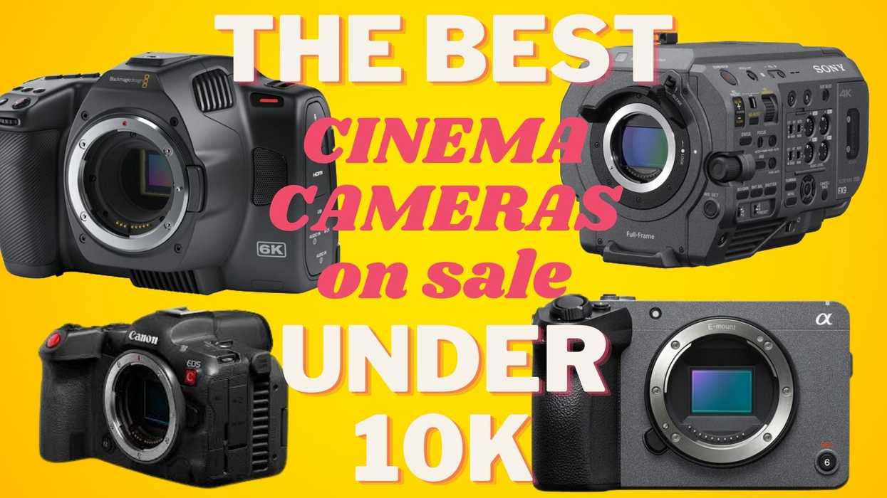 Canon, BMD, and Sony Cinema camera