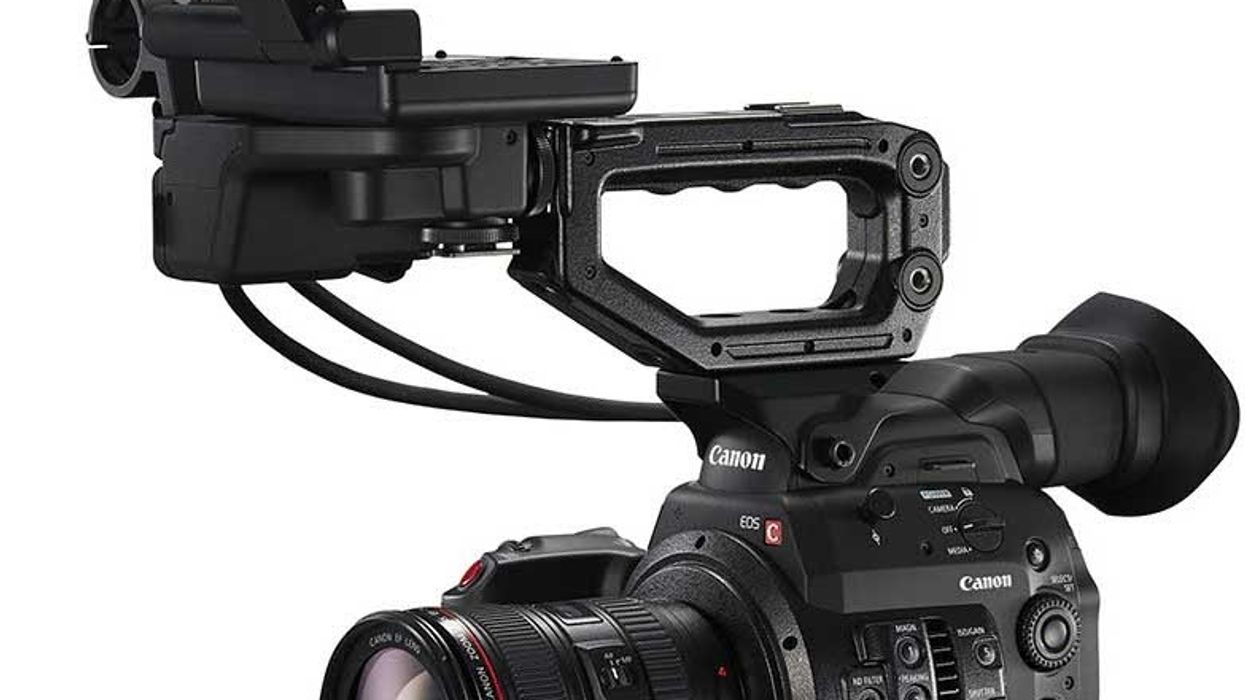 Canon C300 Mark II with LCD
