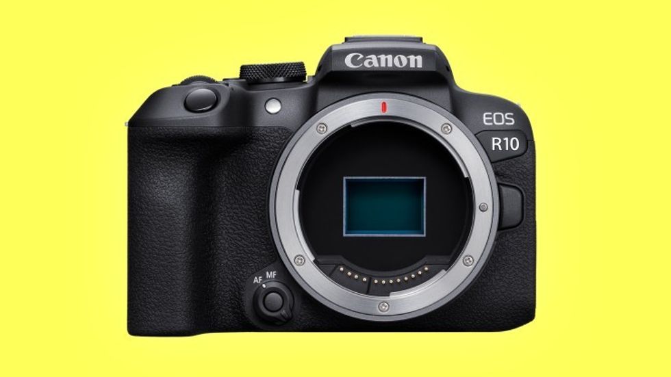 Canon EOS R10 Front View