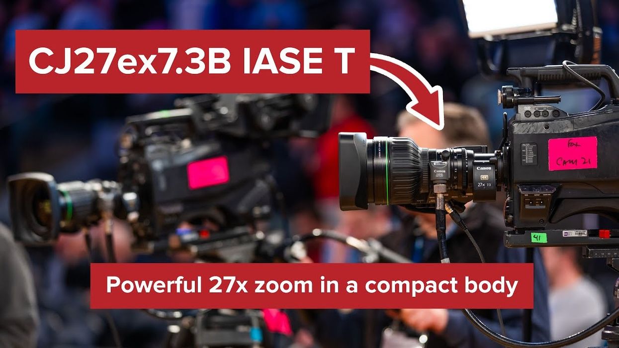 Canon Expands Broadcast Lens Lineup with Powerful New 27x Optical Zoom