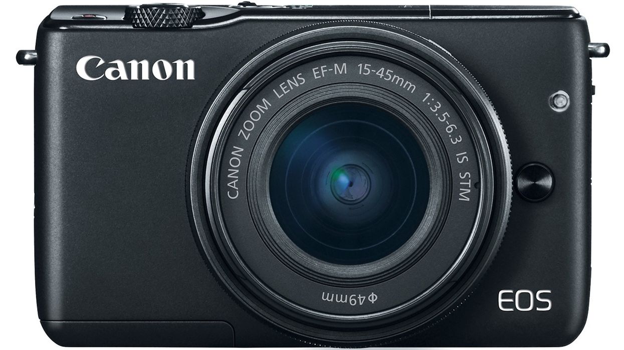 Canon M10 Front with Lens