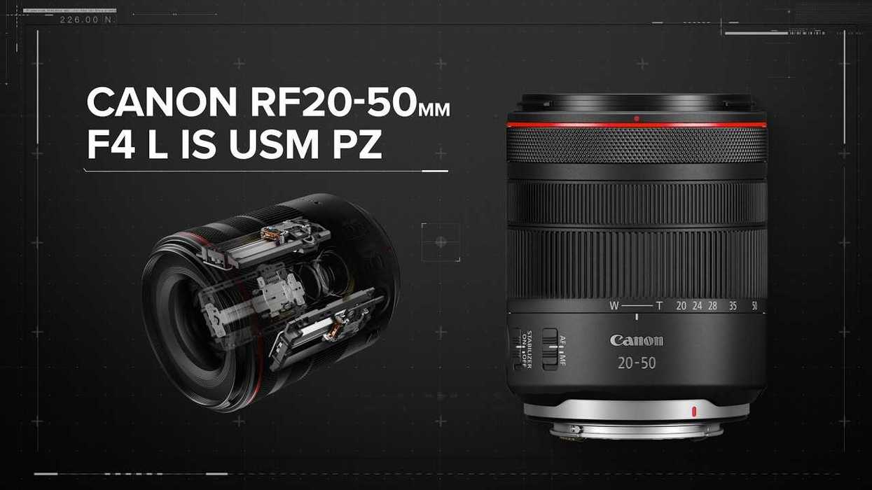 Canon RF 20-50mm f/4 L IS USM PZ Lens