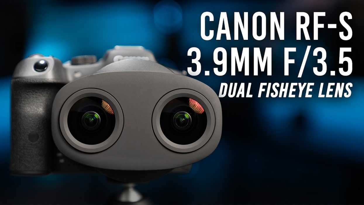 Canon RF-S 3.9mm f/3.5 STM Dual Fisheye Lens