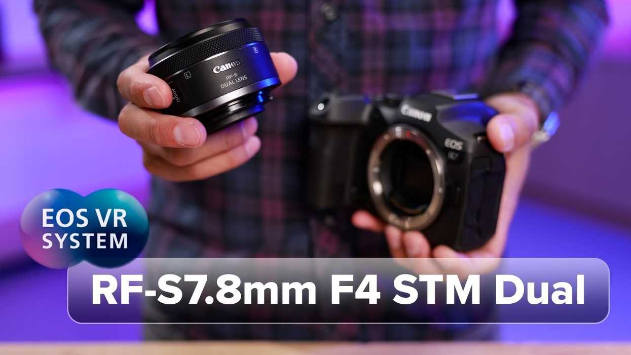 Canon RF-S 7.8mm f/4 STM Dual VR Lens