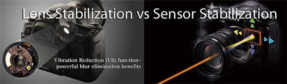 Canon's position has long been that lens stabilization is better than IBIS