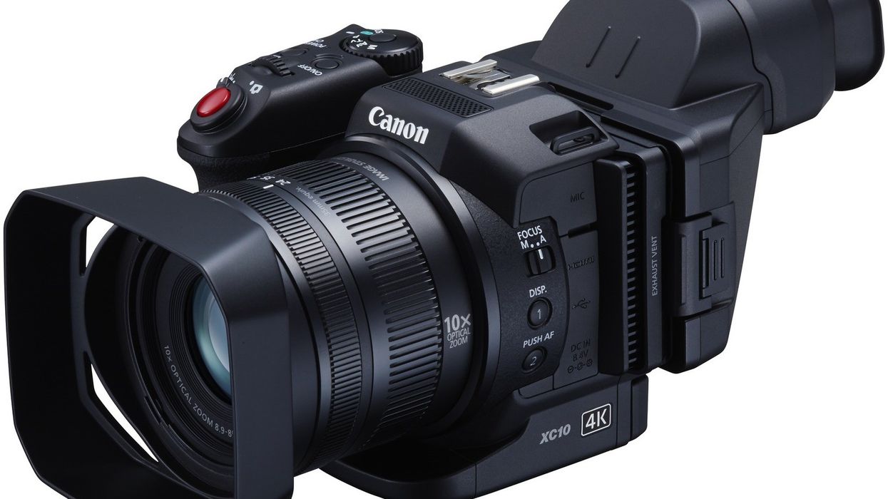 Canon XC10 4K Fixed Lens Camera Side