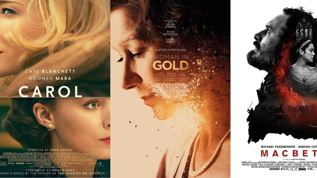 Carol, Woman in Gold, Macbeth Screenplays For Your Consideration