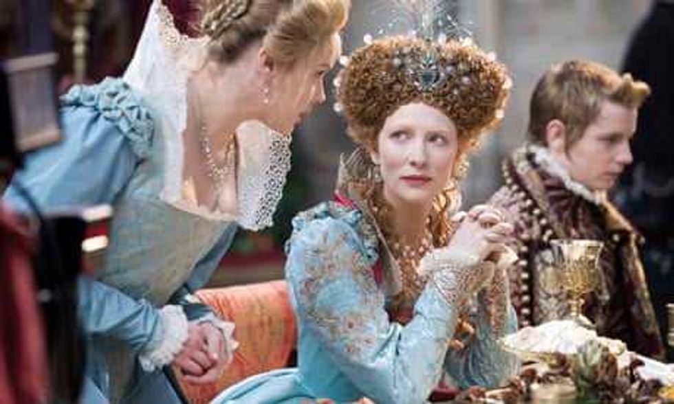 Cate Blanchett as Queen Elizabeth I in the historical biographical drama Elizabeth: The Golden Age