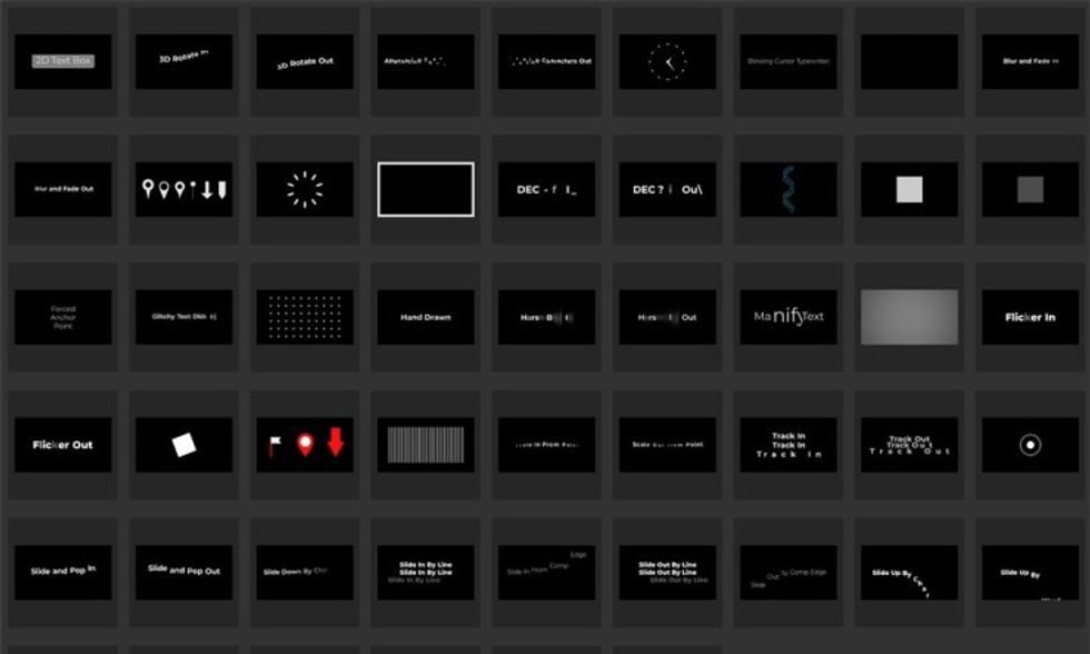 Cc-aeanimpresets