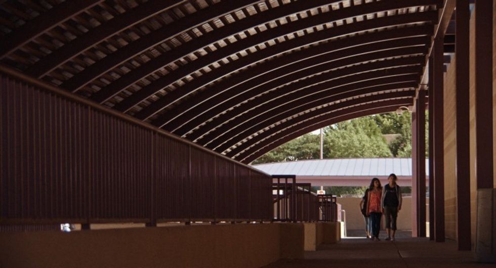 Cents - Sammy and Hannah on walkway