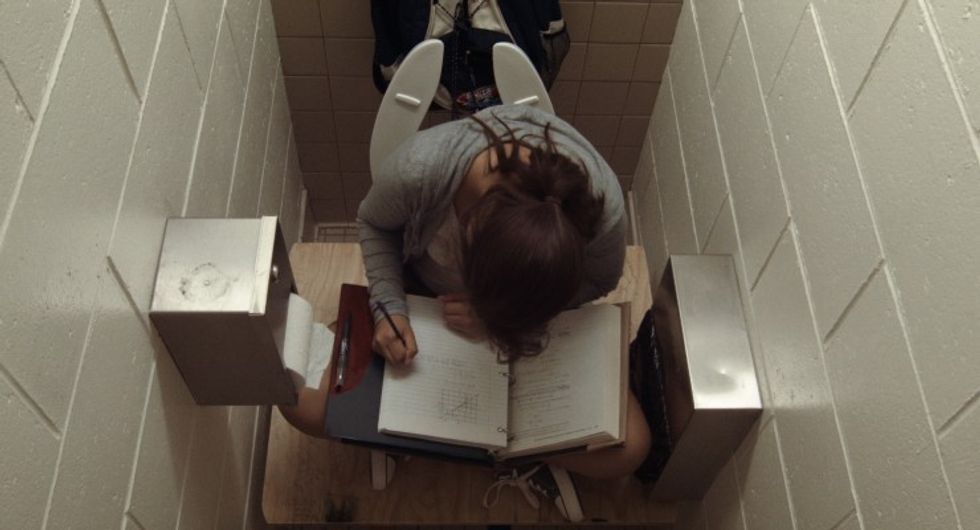Cents - Sammy doing math in stall