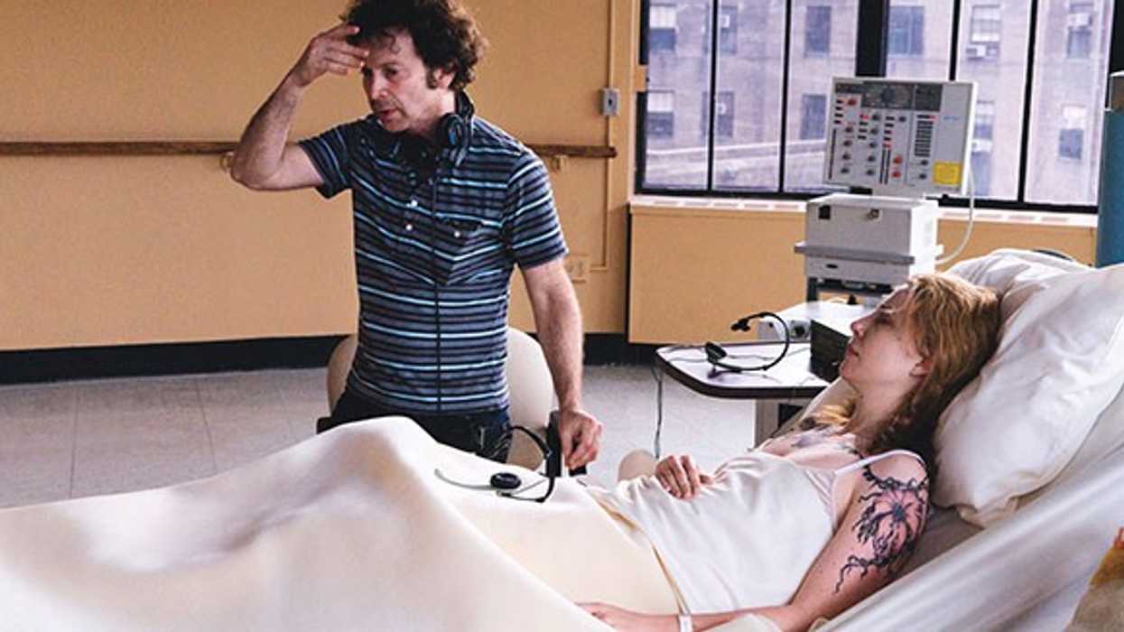 Charlie Kaufman on the set of 'Synecdoche, New York'
