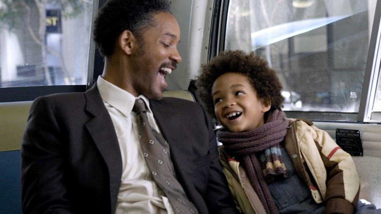 Christopher Gardner (Will Smith) and Christopher (Jaden Smith) in The Pursuit of Happiness