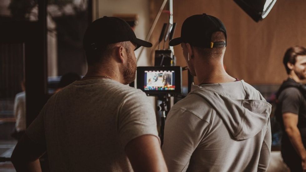 cinematographer on set